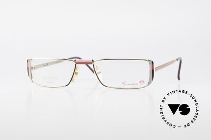 Casanova NM3 24kt Gold Plated Lesebrille, sehr markante 80er Jahre vintage Casanova Lesebrille, Passend für Damen