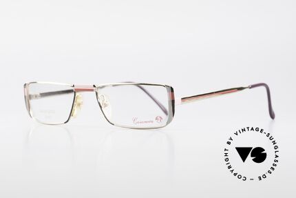 Casanova NM3 24kt Gold Plated Lesebrille, vergoldete Metall-Fassung (damals selbstverständlich), Passend für Damen