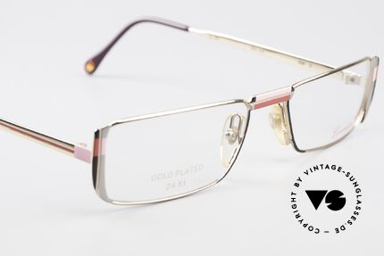 Casanova NM3 24kt Gold Plated Lesebrille, eine kostbare, ungetragene, VINTAGE Designer Rarität, Passend für Damen
