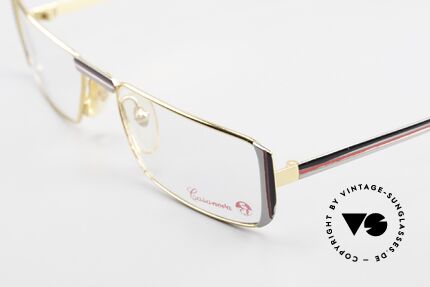Casanova NM3 Eckige Lesebrille 80er Vintage, nur in Kleinstserie produziert, da aufwändig und teuer, Passend für Herren und Damen