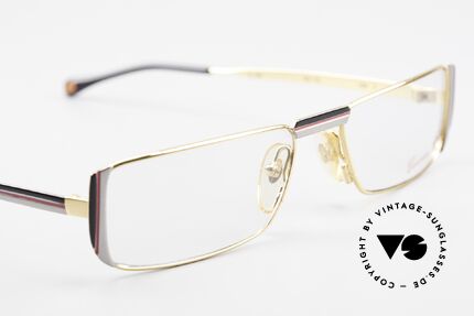 Casanova NM3 Eckige Lesebrille 80er Vintage, eine kostbare, ungetragene, VINTAGE Designer Rarität, Passend für Herren und Damen