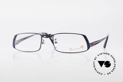 Casanova LC70 Alte Vintage Designer Brille, auffällige Casanova Brillenfassung der frühen 1990er, Passend für Herren und Damen