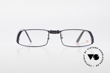 Casanova LC70 Alte Vintage Designer Brille, tolles Zusammenspiel von Farben, Mustern & Formen, Passend für Herren und Damen