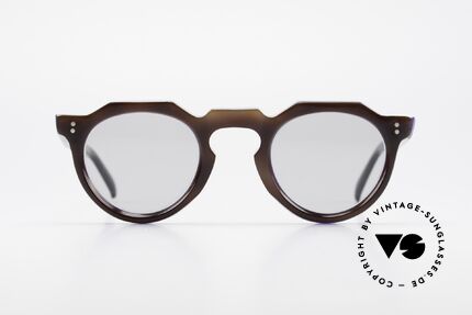Lesca Panto 8mm 60er Frankreich Brille Panto, enorm stabile Fassung in absoluter Spitzen-Qualität, Passend für Herren