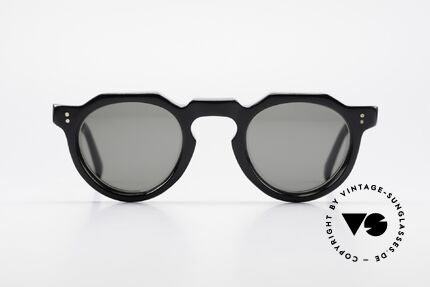 Lesca Panto 8mm 60er Frankreich Sonnenbrille, enorm stabile Fassung in absoluter Spitzen-Qualität, Passend für Herren