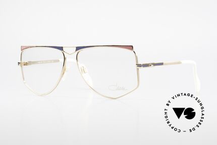 Cazal 227 Echt Alte 80er Vintage Brille, tolle Damen-Designerbrille von Cari Zalloni (CAZAL), Passend für Damen