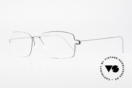 Lindberg Rainer Air Titan Rim Leichte Titanium Brille Herren, so zeitlos, stilvoll und innovativ = Prädikat "VINTAGE", Passend für Herren