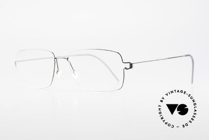 Lindberg Nikolaj Air Titan Rim Klassische Titan Herrenbrille, so zeitlos, stilvoll und innovativ = Prädikat "VINTAGE", Passend für Herren