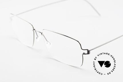 Lindberg Nikolaj Air Titan Rim Klassische Titan Herrenbrille, extrem stabile Fassung, flexibel & elastisch, und nur 3g, Passend für Herren