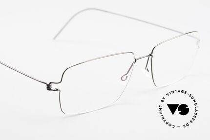 Lindberg Nikolaj Air Titan Rim Klassische Titan Herrenbrille, ungetragenes Designerstück + orig. Lindberg Magnet-Etui, Passend für Herren