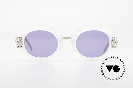 Jean Paul Gaultier 56-5203 Steampunk Designer Brille, enorm massiver / schwerer Rahmen in Top-Qualität, Passend für Herren und Damen