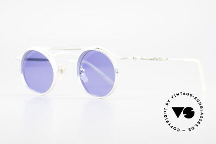 Matsuda 2903 Steampunk Sonnenbrille 90er, viele interessante Rahmendetails im "Retro-Futurismus", Passend für Herren und Damen