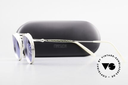 Matsuda 2903 Steampunk Sonnenbrille 90er, Größe: medium, Passend für Herren und Damen