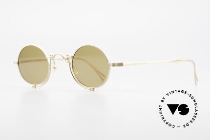 Matsuda 10601 Vintage Designer Brille Rund, Rahmen mit viel Liebe zum Detail; aufwändige Gravuren, Passend für Herren und Damen