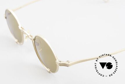 Matsuda 10601 Vintage Designer Brille Rund, wahre Handwerkskunst (made in Japan), die Zeit kostet, Passend für Herren und Damen