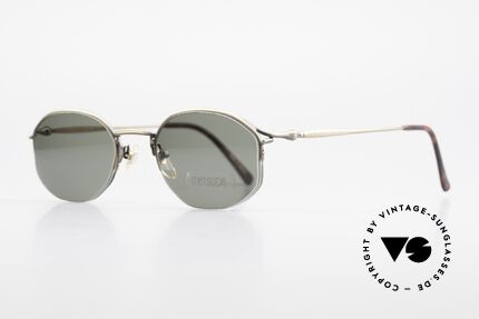 Matsuda 2855 Vintage Sonnenbrille Nylor, die Sonnengläser sind "halb-randlos" eingefasst, Passend für Herren und Damen