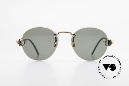 Gucci 2223 Runde Sonnenbrille Randlos, rundes Unisex-Modell: passend für Damen & Herren, Passend für Herren und Damen