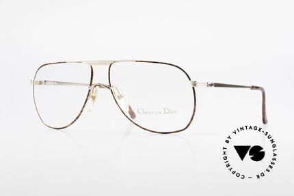 Christian Dior 2553 Vintage Brille Aviator Style, markantes Christian Dior Piloten-Brillendesign, Passend für Herren