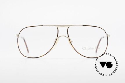 Christian Dior 2553 Vintage Brille Aviator Style, Top-Qualität (edle Lackierung in Kastanienbraun), Passend für Herren