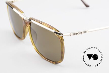 Christian Dior 2698 Alte 90er Herrensonnenbrille, mit braunen Mineral-Gläsern für 100% UV Schutz, Passend für Herren