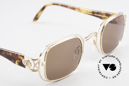 Paloma Picasso 8600 90er Vintage Damenbrille, Sonnengläser (100% UV) und mit original P.P. Etui, Passend für Damen