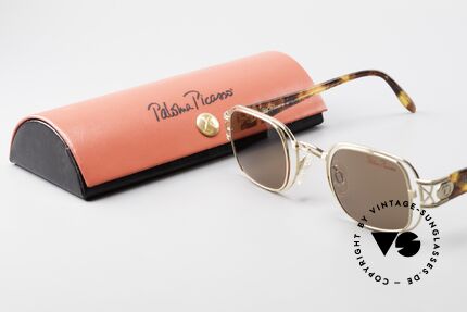 Paloma Picasso 8600 90er Vintage Damenbrille, Größe: small, Passend für Damen
