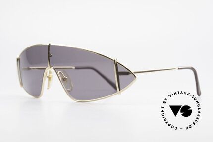 Paloma Picasso 3728 Vintage Promi Sonnenbrille, grandioses Rahmendesign (PANORAMA VIEW), Passend für Herren und Damen