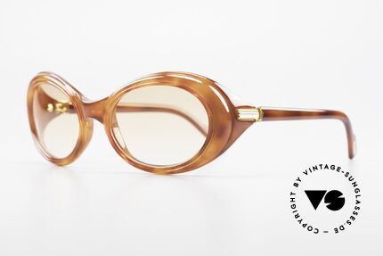 Cartier Frisson Luxus Damen Sonnenbrille, schwungvolles Design mit großartigen Farbkontrasten, Passend für Damen