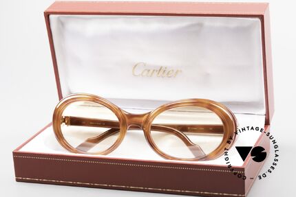 Cartier Frisson Luxus Damen Sonnenbrille, Größe: small, Passend für Damen
