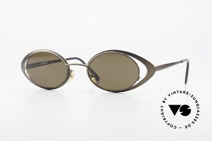 Karl Lagerfeld 4136 True Vintage Brille Oval 90er, echte vintage Karl Lagerfeld Designer-Sonnenbrille, Passend für Damen