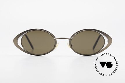 Karl Lagerfeld 4136 True Vintage Brille Oval 90er, Kleinserie aus den 90ern in herausragender Qualität, Passend für Damen