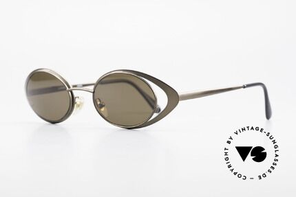 Karl Lagerfeld 4136 True Vintage Brille Oval 90er, wie aus einem Stück geschmiedet (muss man fühlen), Passend für Damen