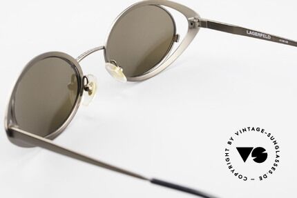 Karl Lagerfeld 4136 True Vintage Brille Oval 90er, Größe: medium, Passend für Damen