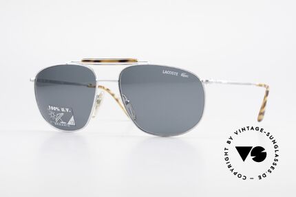 Lacoste 149 Titanium Sonnenbrille Herren, hochwertige Lacoste XL vintage Sonnenbrille, Passend für Herren