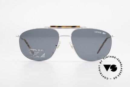 Lacoste 149 Titanium Sonnenbrille Herren, Hybride aus Sport und Schick, mit orig. Etui, Passend für Herren