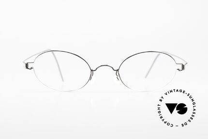 Lindberg Daniel Air Titan Rim Ovale Titanium Brille Unisex, vielfach ausgezeichnet hinsichtlich Qualität und Design, Passend für Herren und Damen