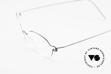 Lindberg Daniel Air Titan Rim Ovale Titanium Brille Unisex, extrem stabile Fassung, flexibel & elastisch, und nur 3g, Passend für Herren und Damen