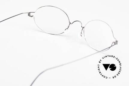 Lindberg Daniel Air Titan Rim Ovale Titanium Brille Unisex, eleganter Rahmen ohne Schrauben, Nieten oder Lötungen, Passend für Herren und Damen