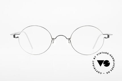 Lindberg Corona Air Titan Rim Runde Titanium Brille Unisex, vielfach ausgezeichnet hinsichtlich Qualität und Design, Passend für Herren und Damen
