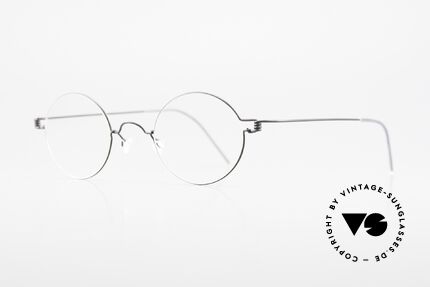 Lindberg Corona Air Titan Rim Runde Titanium Brille Unisex, so zeitlos, stilvoll und innovativ = Prädikat "VINTAGE", Passend für Herren und Damen