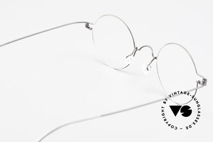 Lindberg Corona Air Titan Rim Runde Titanium Brille Unisex, eleganter Rahmen ohne Schrauben, Nieten oder Lötungen, Passend für Herren und Damen