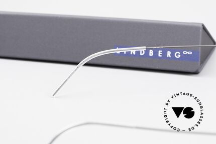 Lindberg Corona Air Titan Rim Runde Titanium Brille Unisex, Größe: medium, Passend für Herren und Damen