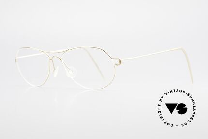Lindberg Perry Air Titan Rim Titanium Brille Classic Style, so zeitlos, stilvoll und innovativ = Prädikat "VINTAGE", Passend für Herren und Damen