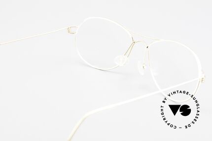 Lindberg Perry Air Titan Rim Titanium Brille Classic Style, eleganter Rahmen ohne Schrauben, Nieten oder Lötungen, Passend für Herren und Damen