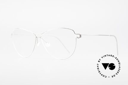 Lindberg Ditte Air Titan Rim Titanium Brille Damen Aviator, so zeitlos, stilvoll und innovativ = Prädikat "VINTAGE", Passend für Damen