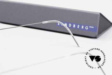 Lindberg Corona Air Titan Rim Kleine Runde Titanium Brille, Größe: small, Passend für Herren und Damen