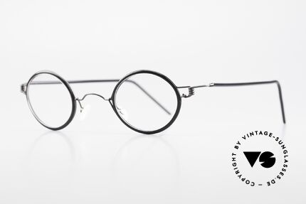 Lindberg Corona Air Titan Rim Kleine Brille mit Azetat Inlay, vielfach ausgezeichnet hinsichtlich Qualität und Design, Passend für Herren und Damen