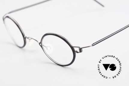 Lindberg Corona Air Titan Rim Kleine Brille mit Azetat Inlay, so zeitlos, stilvoll und innovativ = Prädikat "VINTAGE", Passend für Herren und Damen