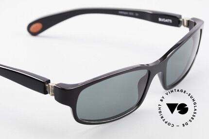 Bugatti 323 Odotype Rare Designer Sonnenbrille, Modell als Brille oder Sonnenbrille verglasbar, Passend für Herren