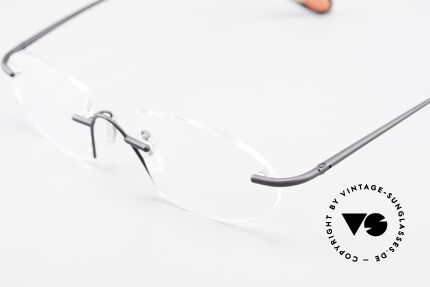 Bugatti 357 Odotype Randlose Designerbrille Rar, sehr spezielle Glasform; RANDLOS eingefasst, Passend für Herren